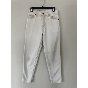 VTG Levis 550 W30x32 Off White Made In USA 1992 Vintage